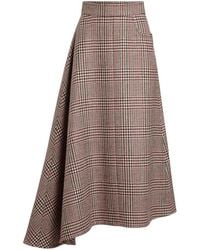 Patou - Falda Midi Asimétrica - Lyst
