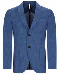 120% Lino - Single-Breasted Linen Jacket - Lyst