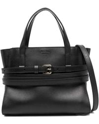 Moschino - Tie Me Small Leather Handbag - Lyst