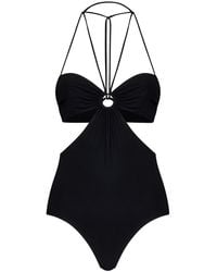 Nensi Dojaka - One-Piece Matt Stretch Jersey Swimsuit - Lyst