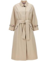 Thom Browne - Long Twill Trench Coat - Lyst