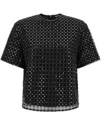 ROTATE BIRGER CHRISTENSEN - Beaded Oversize Top - Lyst