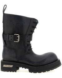 Balenciaga - Venom Lace-Up Boots - Lyst