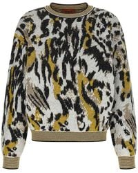 Missoni - Animalier Motif Sweater - Lyst