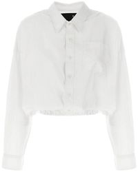 R13 - Crossover Bubble Shirt - Lyst