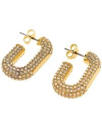 Rabanne - Earrings With Crystals - Lyst