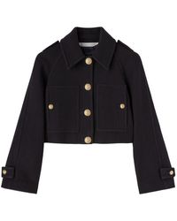 Palm Angels - Blend Cropped Coat - Lyst