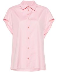 Marni - Pink Poplin Texture Collar Shirt - Lyst