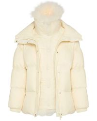 Yves Salomon - Ys Army Collection Mid-Length Down Jacket - Lyst