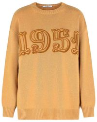 Max Mara - Camel Wool And Cashmere Sweater - Lyst