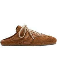 Dries Van Noten - Suede Sneaker Mules - Lyst