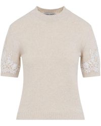 Alberta Ferretti - Knit T-Shirt - Lyst