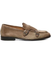 Doucal's - Double Buckle Leather Moccasin - Lyst