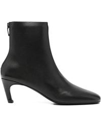 TOTEME - Leather Ankle Boots - Lyst