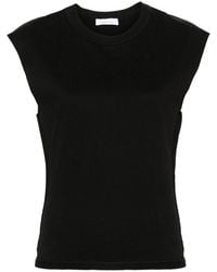 Rabanne - Cotton T-Shirt With Chain Detail - Lyst