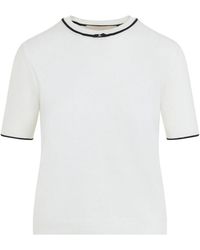 Valentino - Knit Wool T-Shirt - Lyst