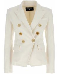 Balmain - Stylish And Chic 6-Button Denim Jacket For - Lyst