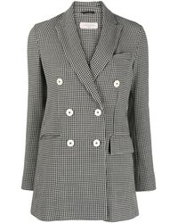 Circolo 1901 - Pied De Poul Double-breasted Jacket - Lyst