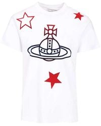 Vivienne Westwood - Orb&Stars T-Shirt - Lyst
