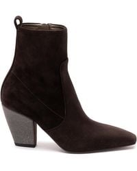 Brunello Cucinelli - Ankle Boots With Heels - Lyst