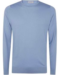 John Smedley - Hatfield Long Sleeves Crewneck Pullover - Lyst