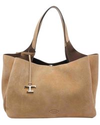 Tod's - Tods Logo Shoulder Bag - Lyst
