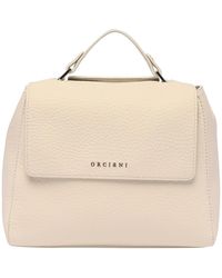 Orciani - Sveva Soft Hammered Leather Small Bag - Lyst