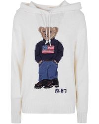 Polo Ralph Lauren - Bear Hooded Pullover - Lyst