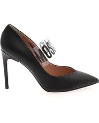 Moschino - Branded Strap Pumps - Lyst