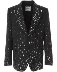 Moschino - Crystal Embellished Jacket - Lyst