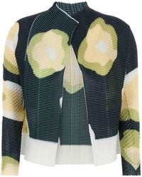 Issey Miyake - Verve Pleats Top Cardigan - Lyst