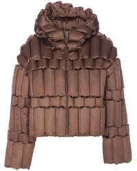 RAXXY - Patterned Down Jacket - Lyst