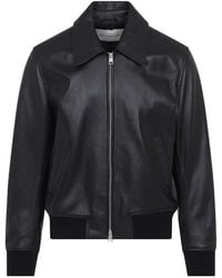 Ami Paris - Chaqueta De Cuero - Lyst