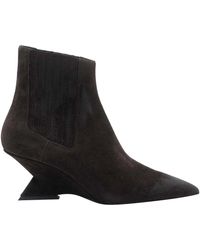 The Attico - Dark Cheope Ankle Boots - Lyst