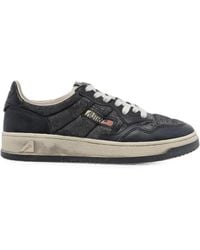 Autry - Sup Vint Low Leat/Padded Blk/Winter - Lyst