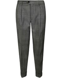 PT Torino - Trousers In Check Pattern - Lyst