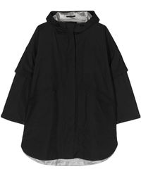 Herno - Trench Coat With Drawstring Hood - Lyst