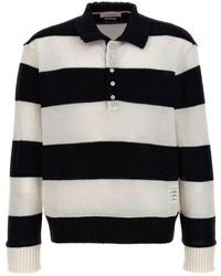 Thom Browne - Rugby Polo Shirt - Lyst