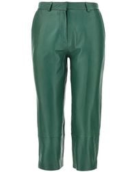 Frankie Shop - Lior Leather Capri Pants - Lyst