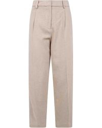 DR. HOPE - Elastic Waist Trousers - Lyst