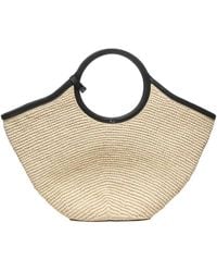 Courreges - Holy Raffia Tote Bag - Lyst