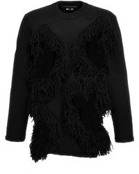 Comme Des Garcons Hommes Plus - Cut-out And Fringed Sweater - Lyst