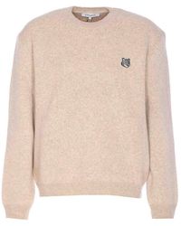 Maison Kitsuné - Fox Head Milano Sweater - Lyst