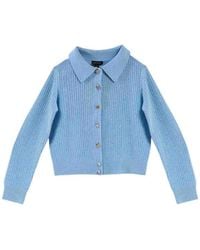Marc Jacobs - Cableknit Charm Cardigan - Lyst