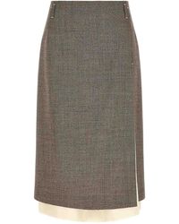 Tela - Multi-Layer Hem Skirt - Lyst