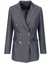 Sartoria Latorre - Double-Breasted Blazer - Lyst