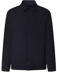 Herno - Stretch Wool-Blend Overshirt - Lyst