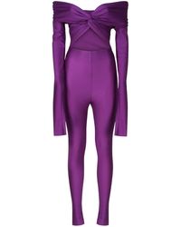 ANDAMANE - Jumpsuit With Knotted Top - Lyst
