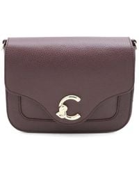 Coccinelle - Handbag Grained Leather Berry - Lyst