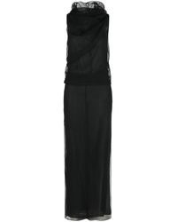 KHAITE - Jeanty' Silk Dress - Lyst